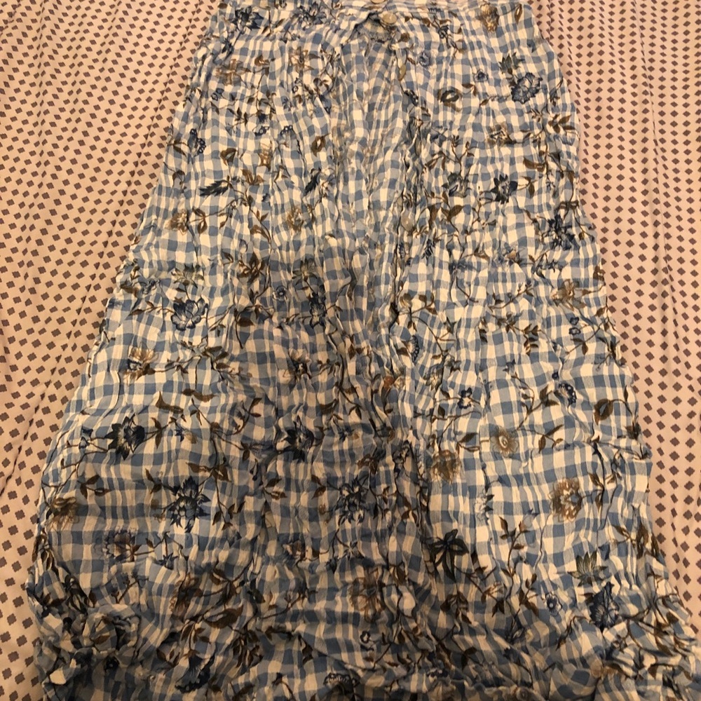 Button down skirt